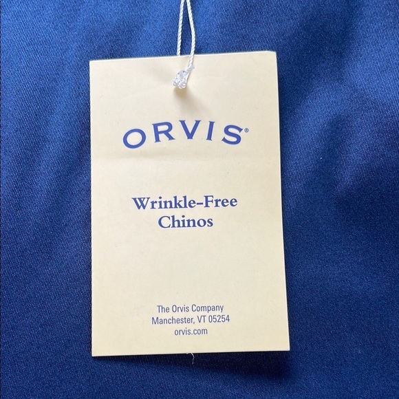 ORVIS Wrinkle-Free Chinos in Navy NWT Size 10 - Picture 9 of 11
